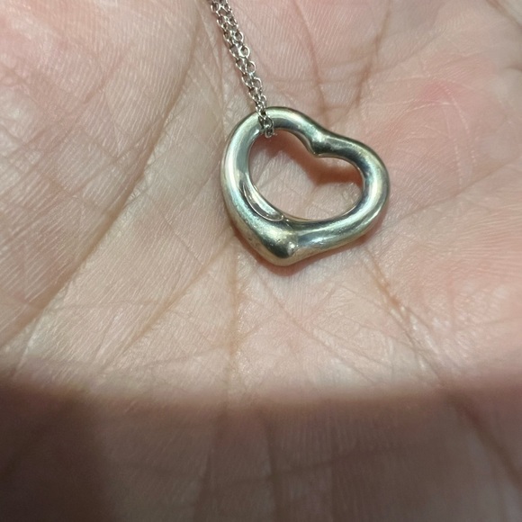 Authentic Tiffany open heart necklace - Picture 2 of 7